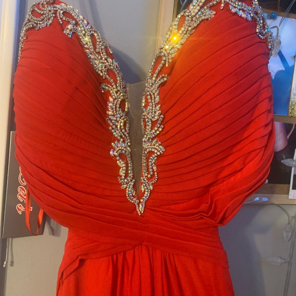 Red prom dress
